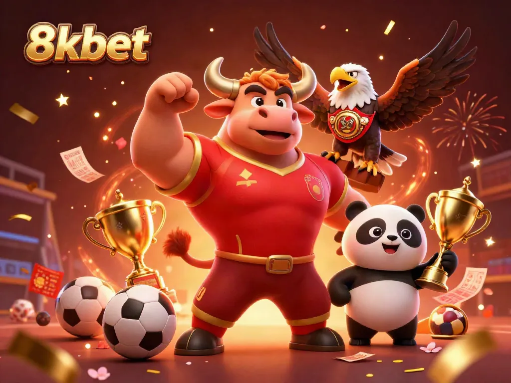 Experience thrilling victory with 8xbet sports, featuring winning characters, joyful celebration, and dynamic betting elements.